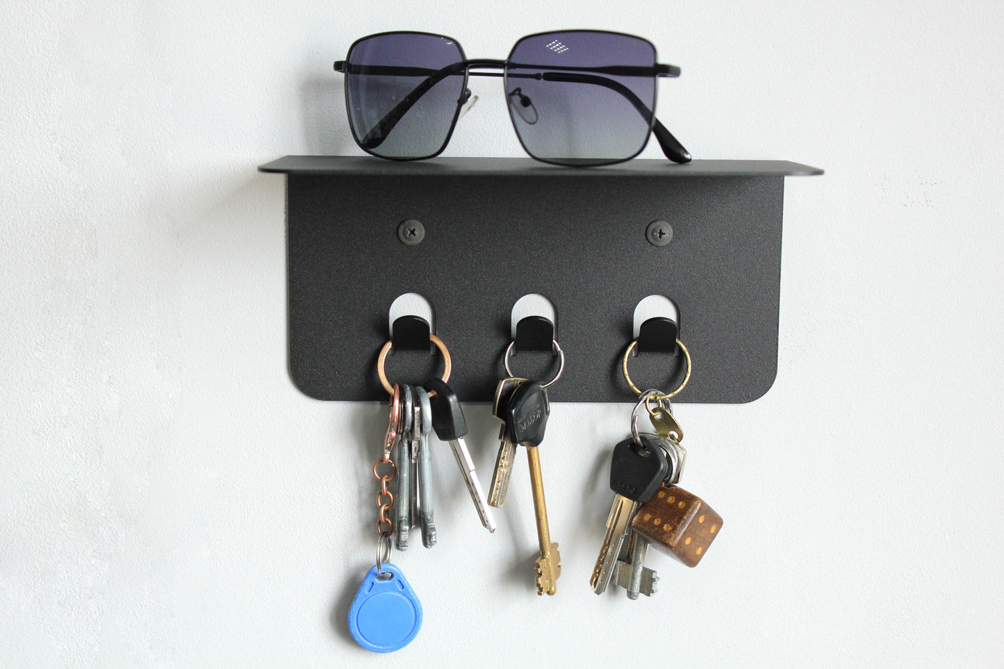 Metal key shelf - "Keys"