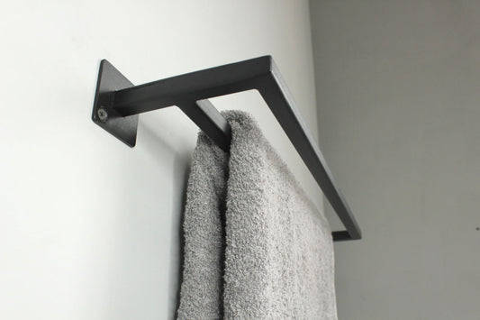 metal towel shelf