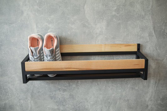 Wall mounted shoe rack 80x13x20 cm - "FootFix"