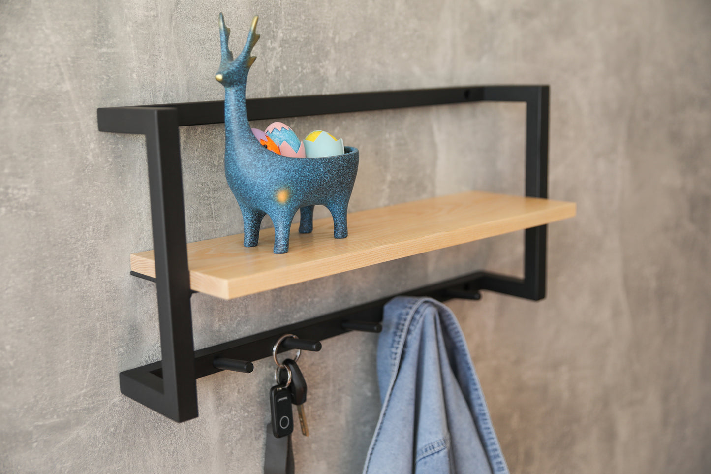 Hallway shelf holder 60x15x25 cm - "Welcome Shelf"