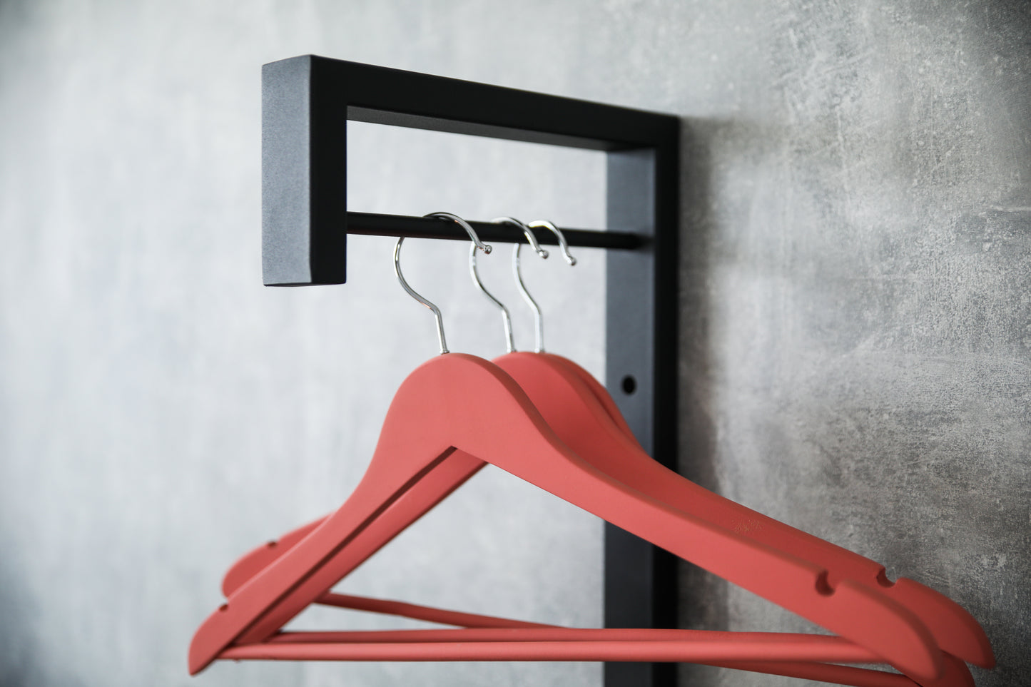 Wall metal entryway hanger 60x25x4 cm - "Haken Longer"