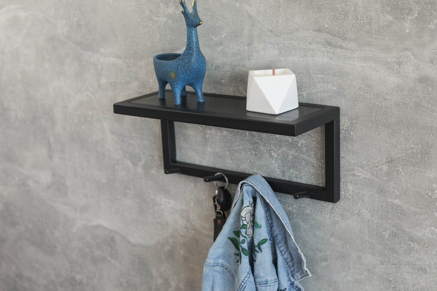 Metal entryway shelf 50x15x17 cm - "Elite"