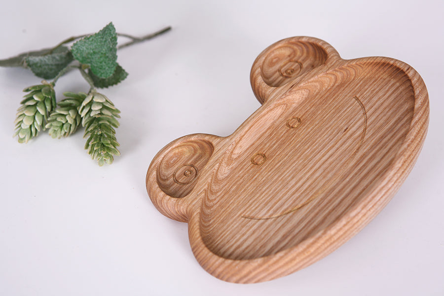 Wooden children's plate "Frog"