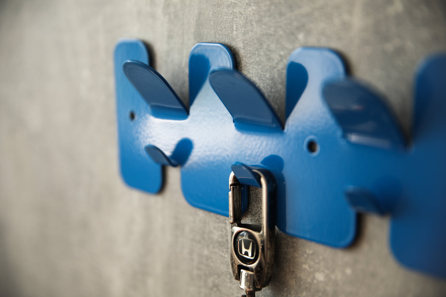 Modern metal key shelf "Butterfly"