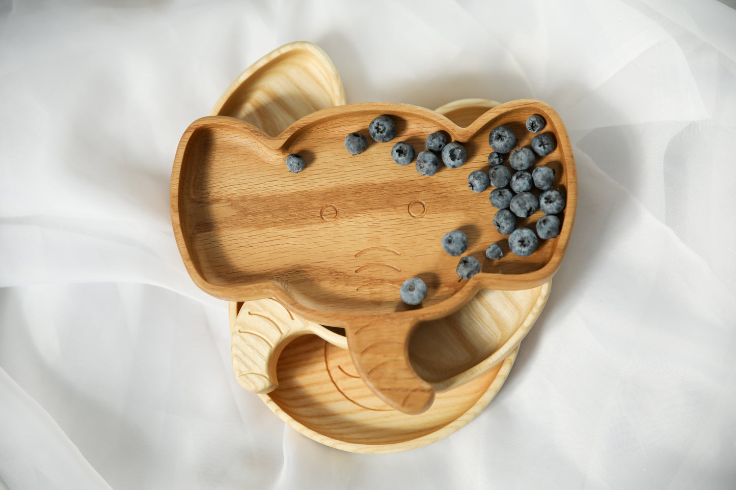 Wooden children's plate "Elephant"