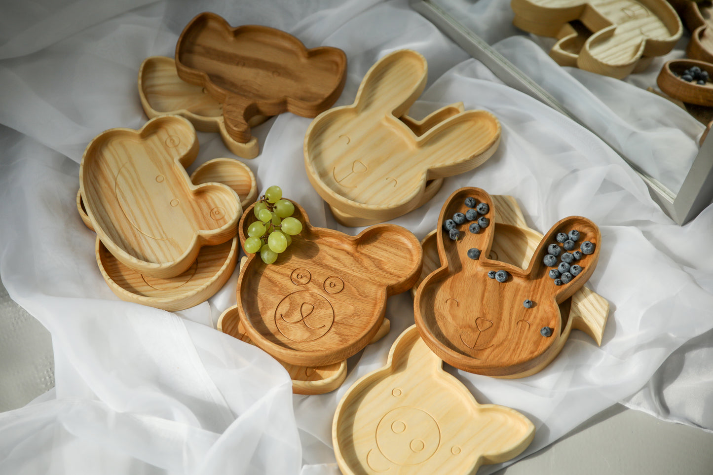 Wooden children's plate "Bear"