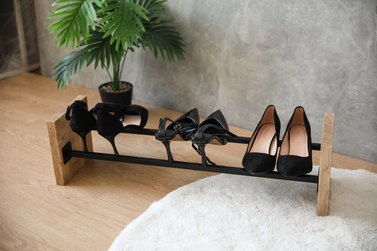 Metal industrial shoe rack 70x20x20 cm - "Shoe holder"