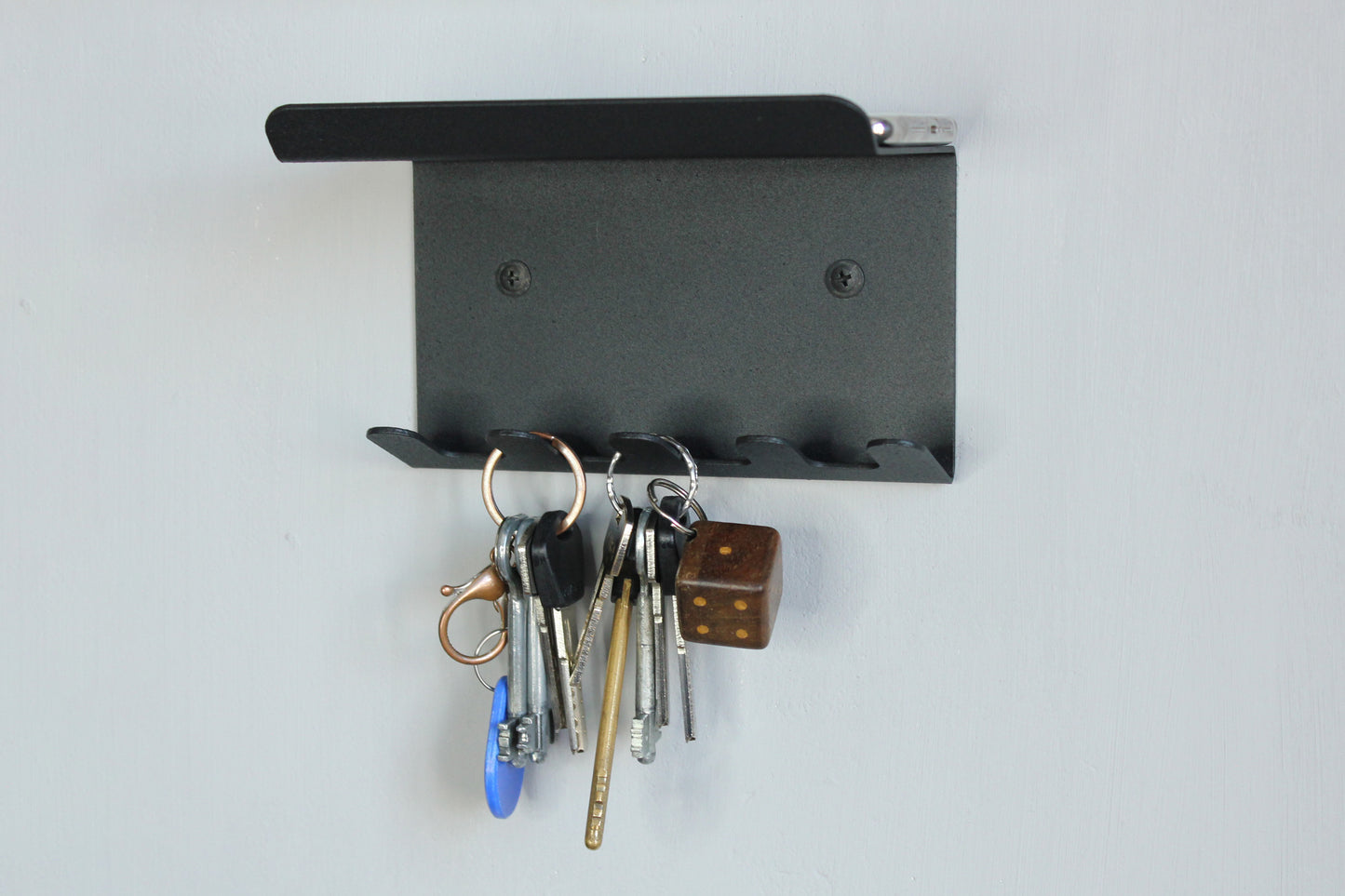 Mini key holder from bent metal