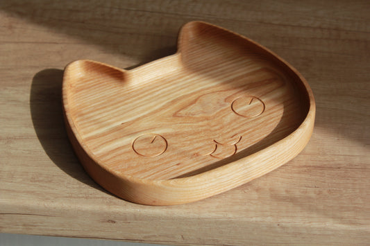 Wooden children's plate "Cat"