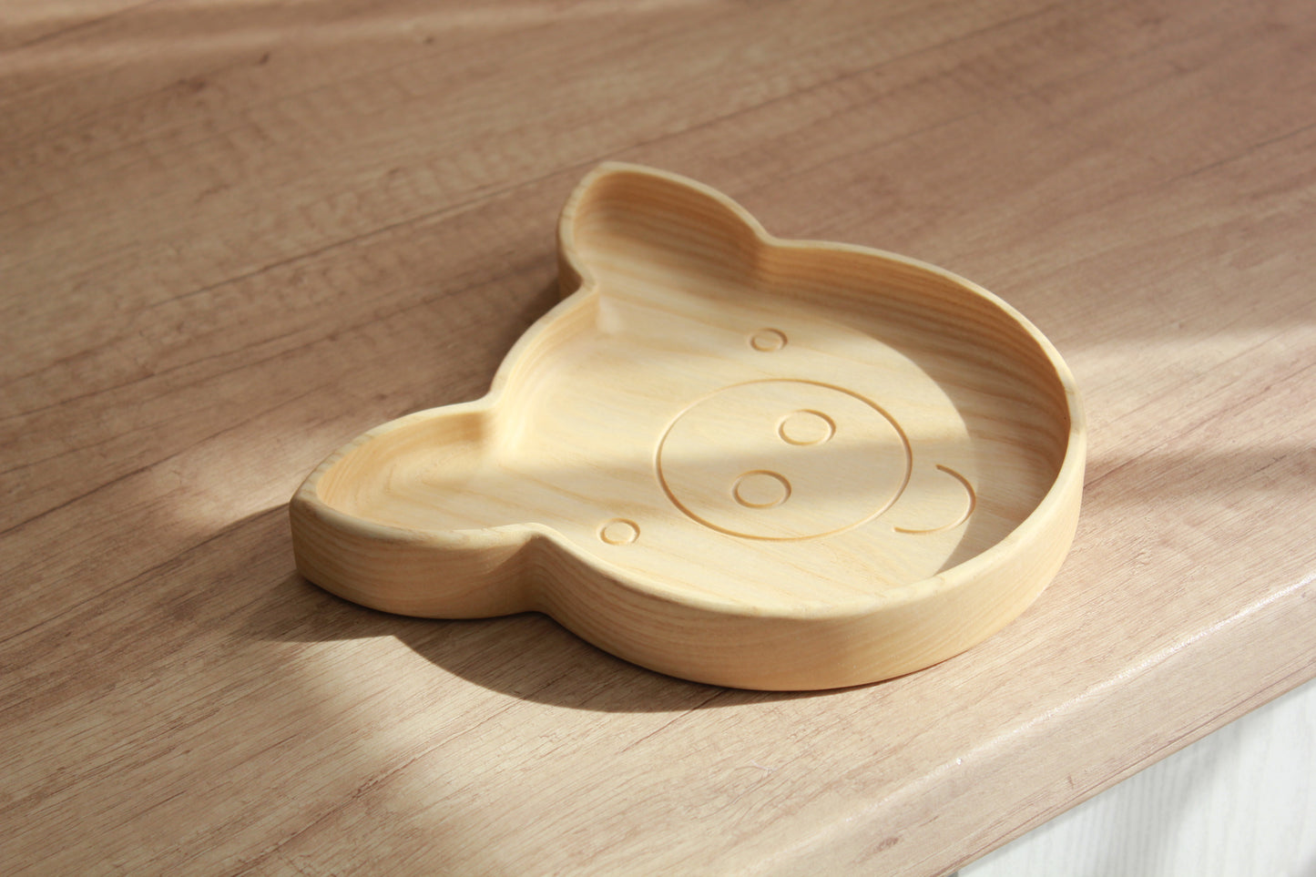 Wooden children's plate "Piggy"