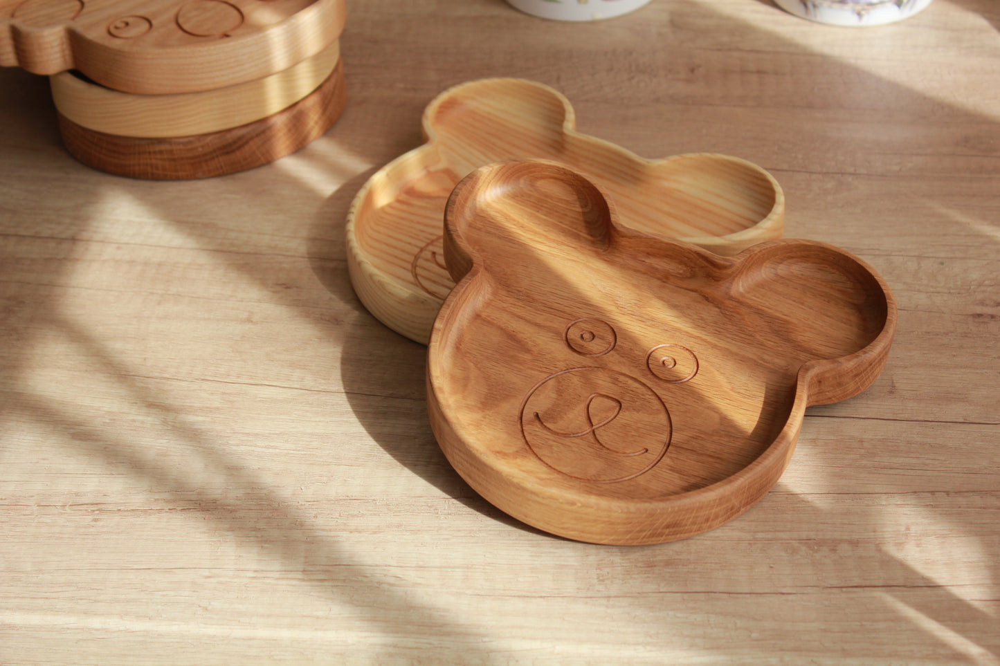 Wooden children's plate "Bear"