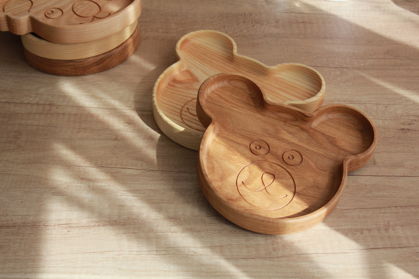 Wooden children's plate "Bear"