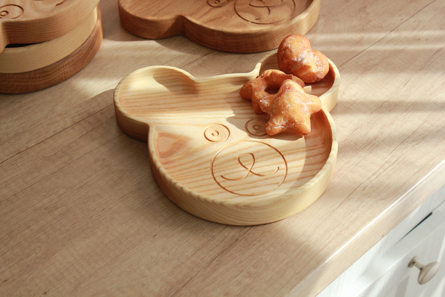 Wooden children's plate "Bear"