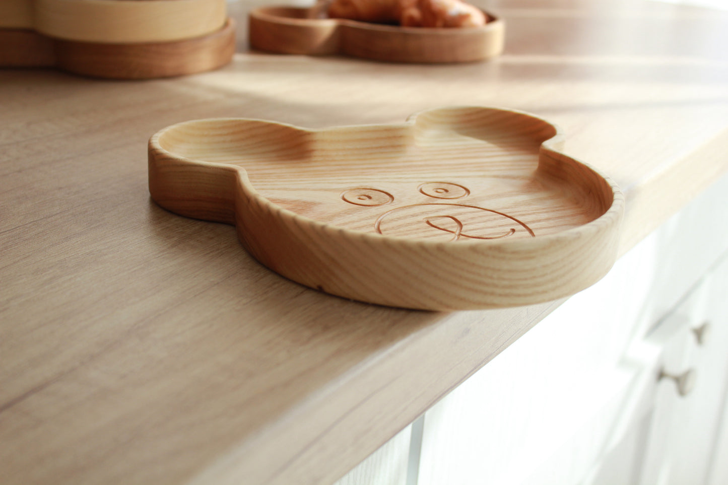 Wooden children's plate "Bear"