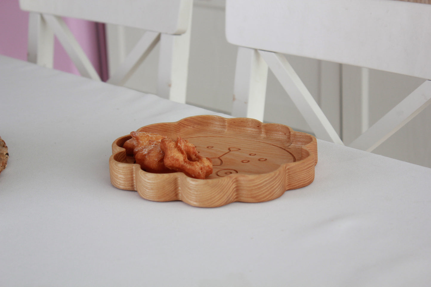 Wooden children's plate "Lion"