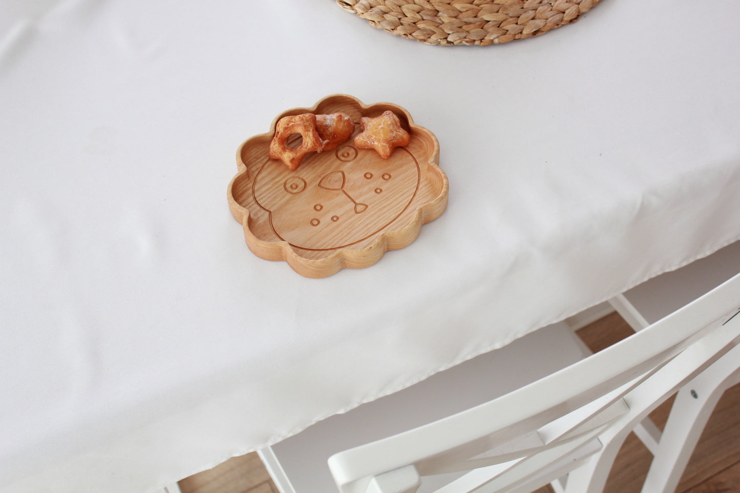 Wooden children's plate "Lion"