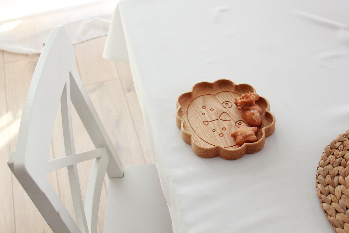 Wooden children's plate "Lion"