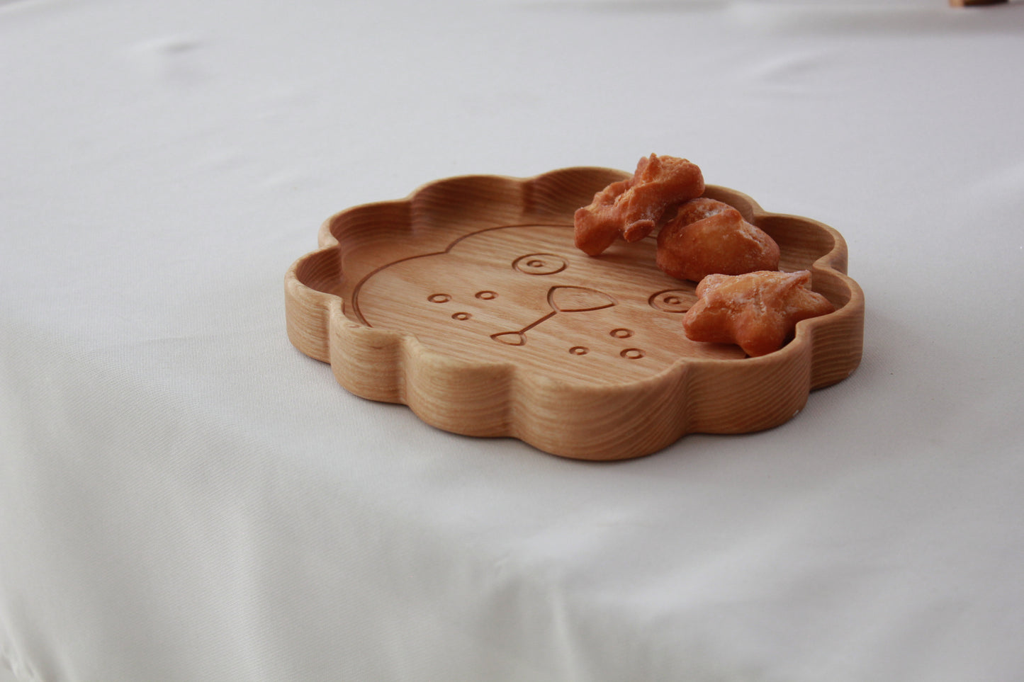 Wooden children's plate "Lion"