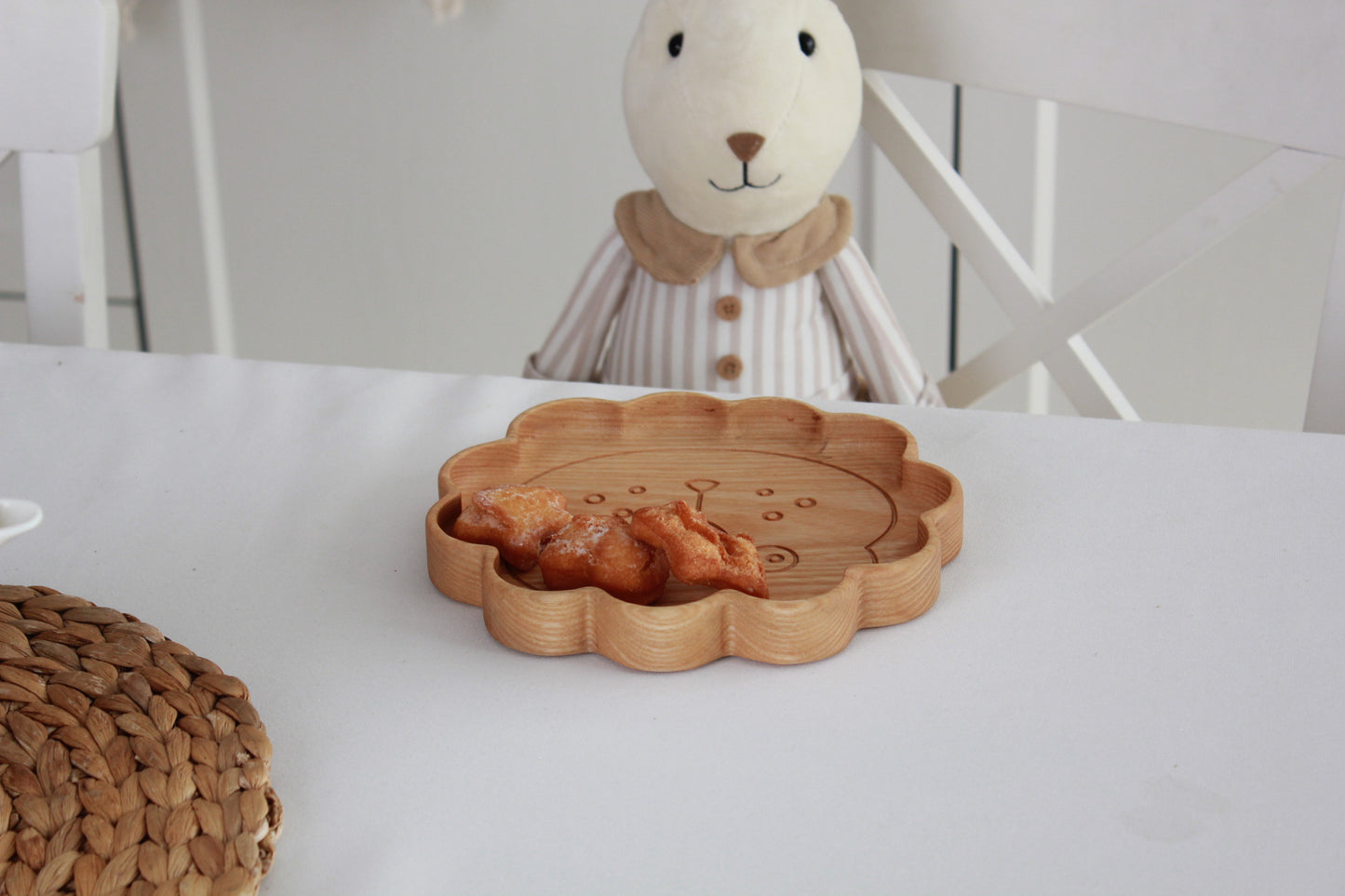 Wooden children's plate "Lion"