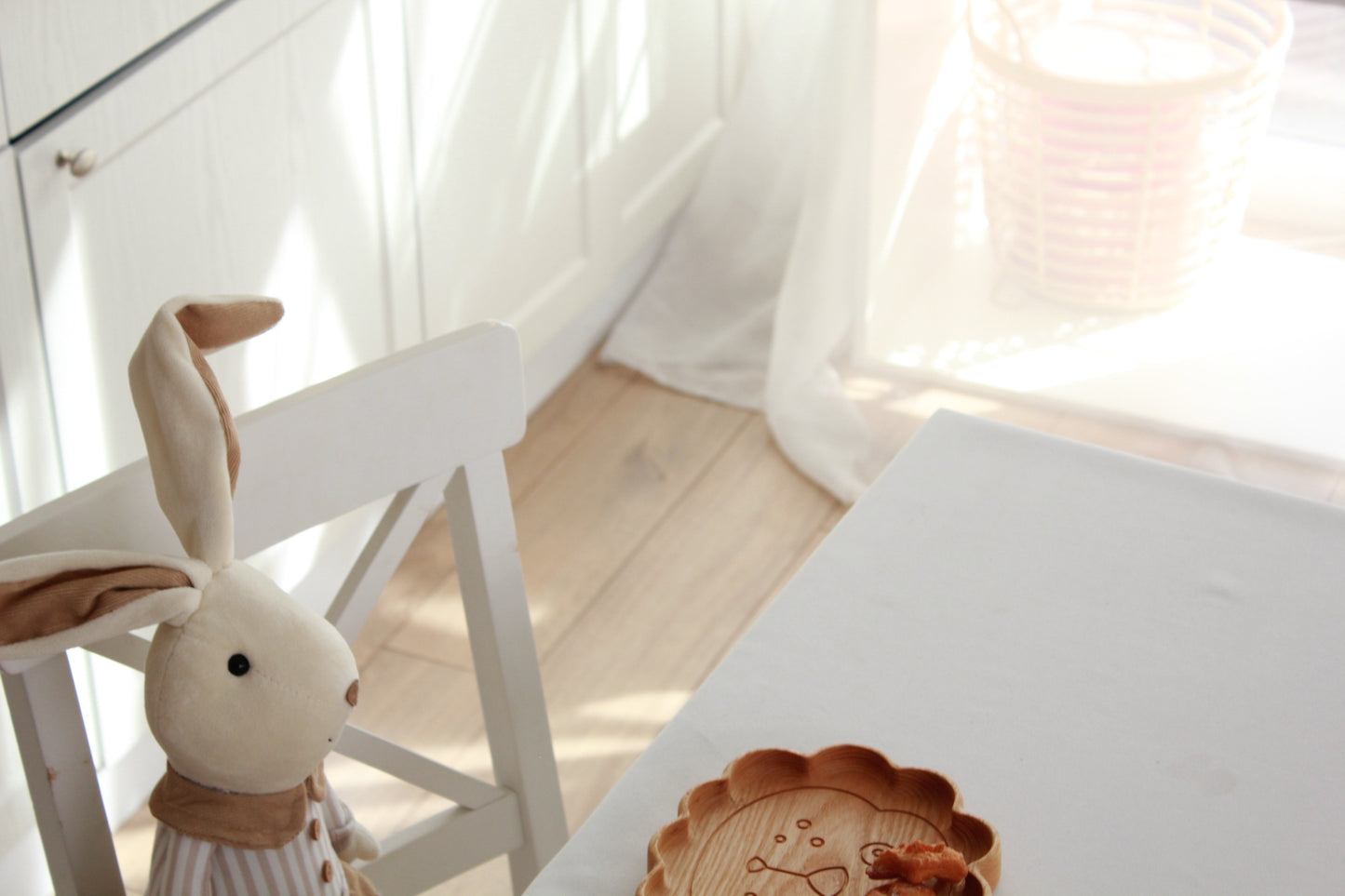 Wooden children's plate "Lion"