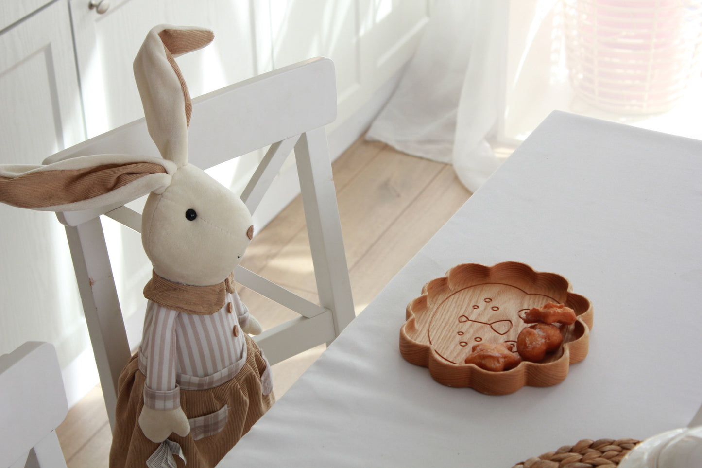 Wooden children's plate "Lion"