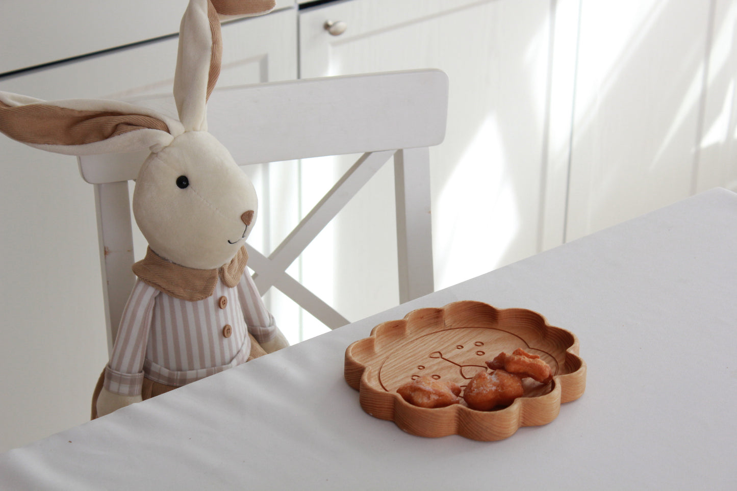 Wooden children's plate "Lion"