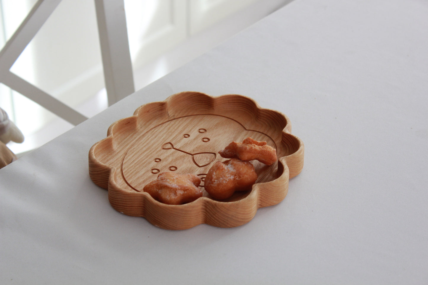 Wooden children's plate "Lion"