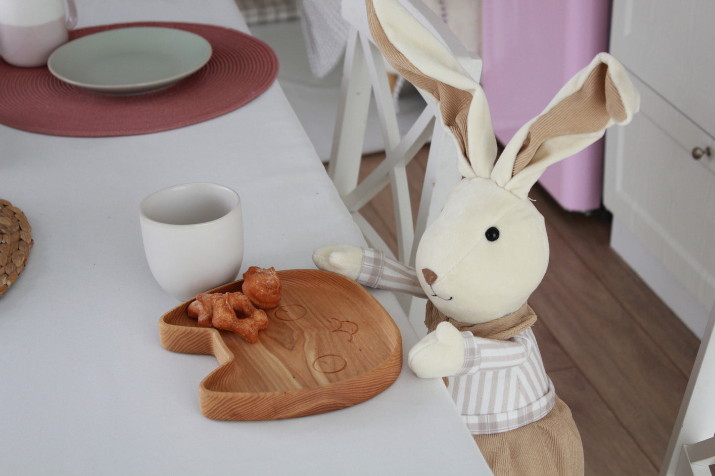 Wooden children's plate "Cat"