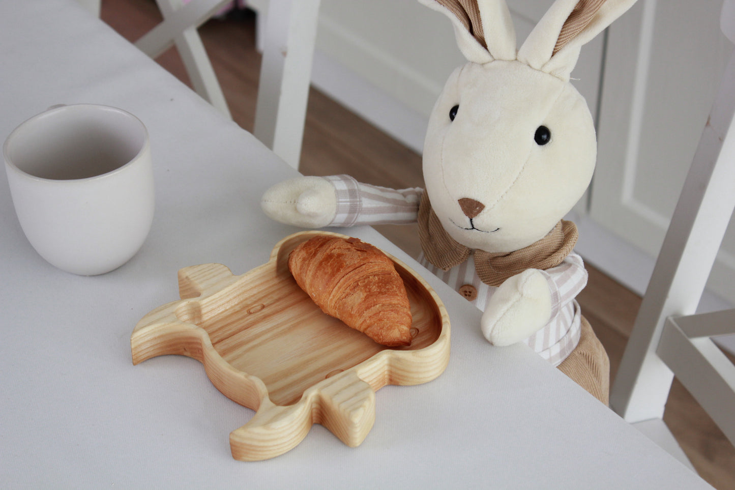 Wooden children's plate "Bull"