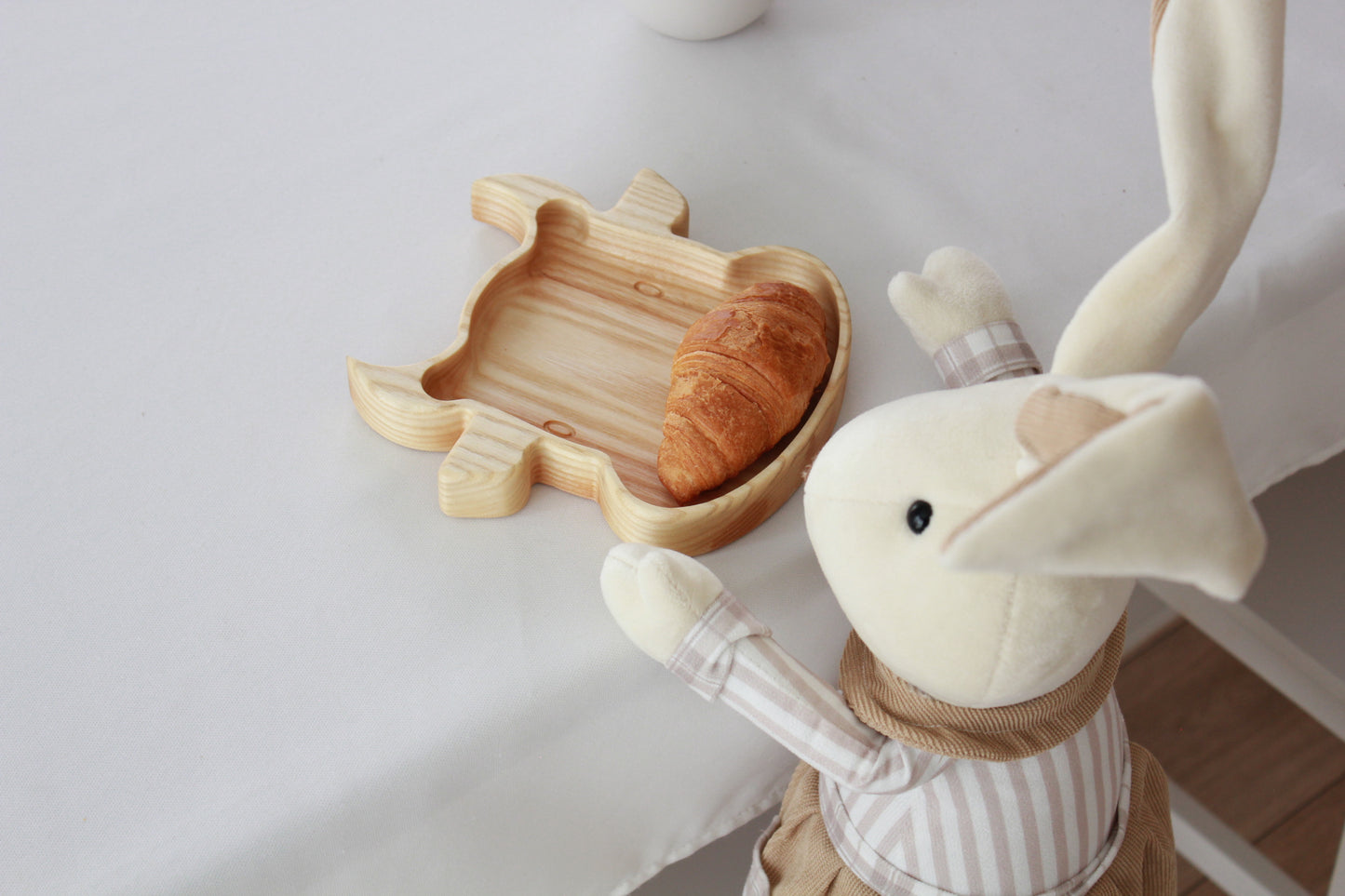 Wooden children's plate "Bull"