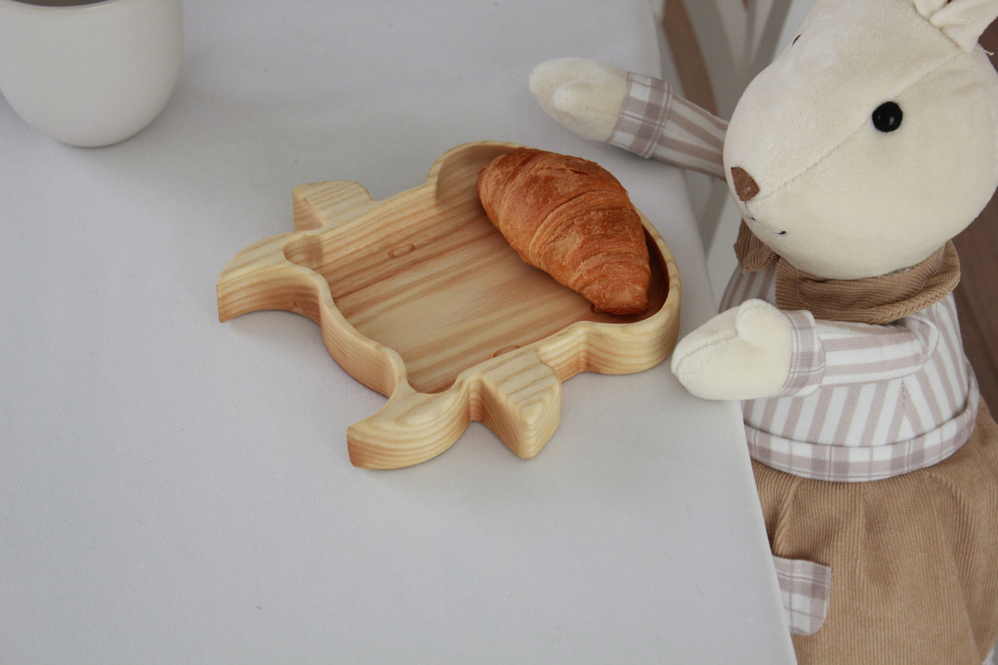 Wooden children's plate "Bull"