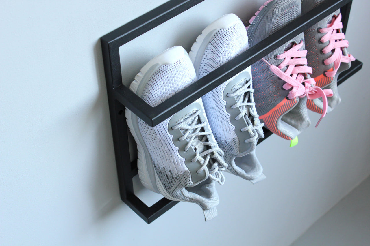 Set of 2 metal shoe rack Minimalism – MDAdesignStore