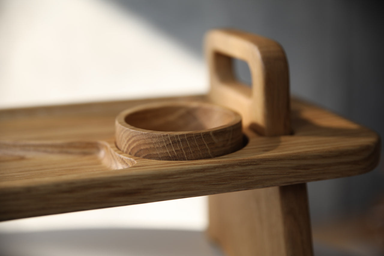 Portable wooden table Balance