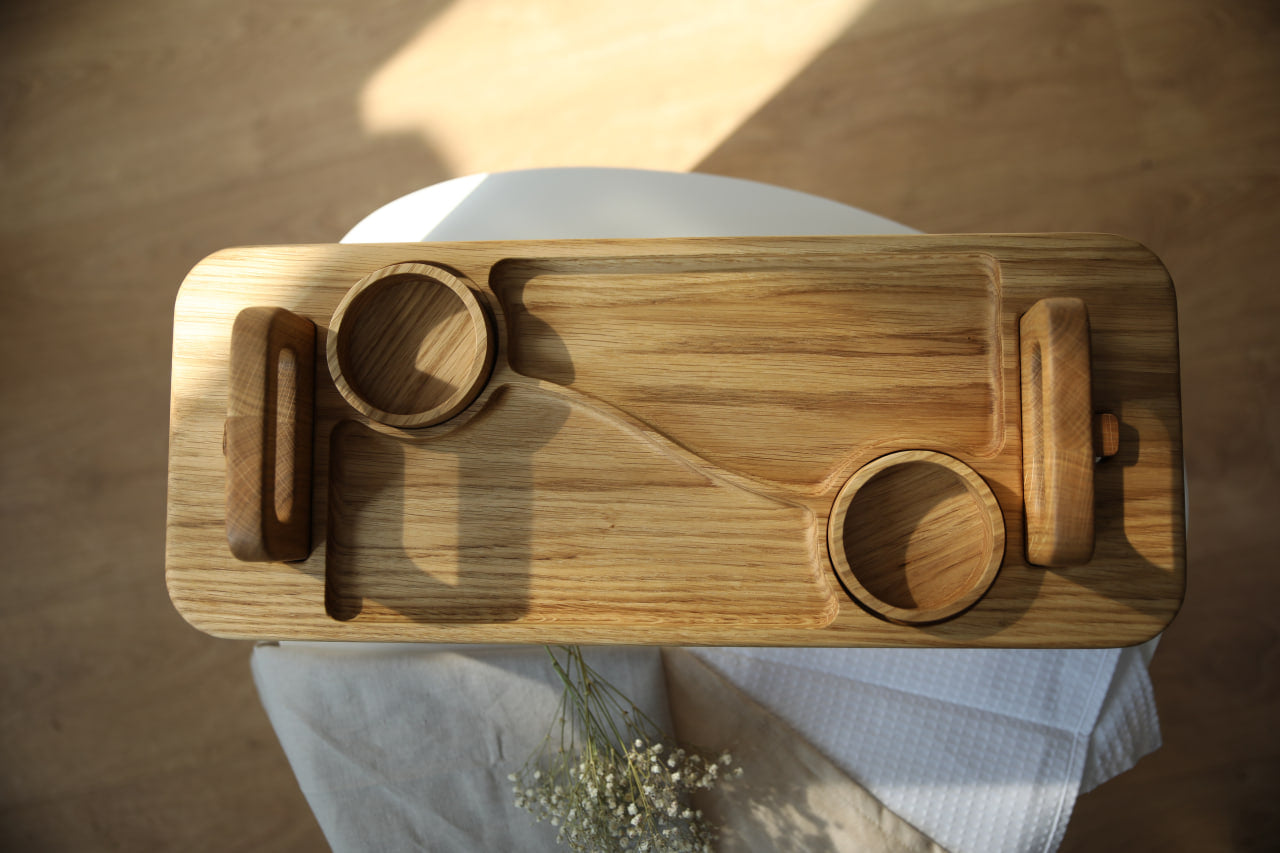 Portable wooden table Balance