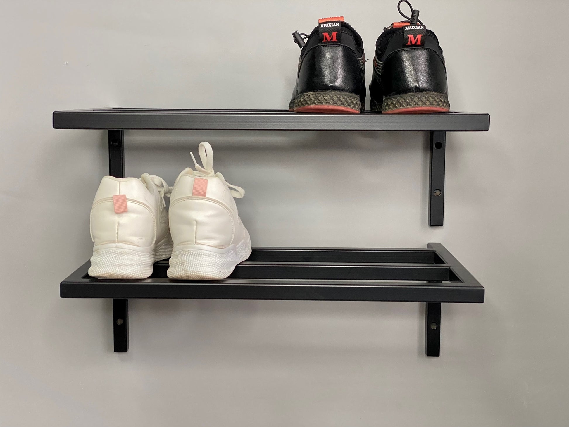 Set of 2 metal shoe rack Minimalism – MDAdesignStore