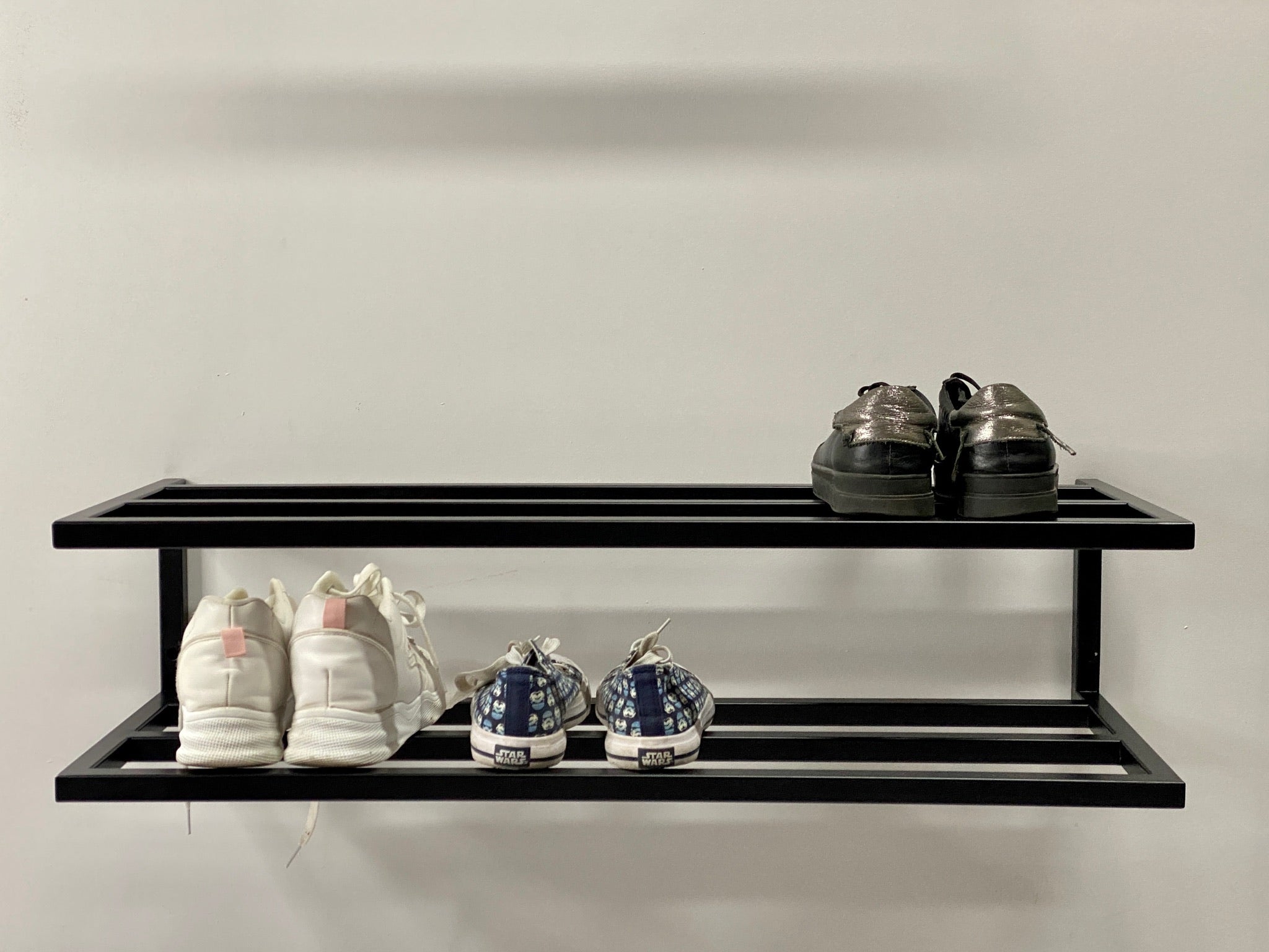 Wall hot sale shoe shelf