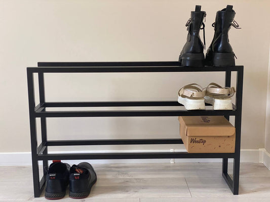 metal shoe rack