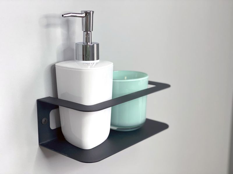 Поличка у ванну "Bathroom mini" 40 cm, 40x10.5x7 см, коричневий (ML-43.3) ML-43 фото