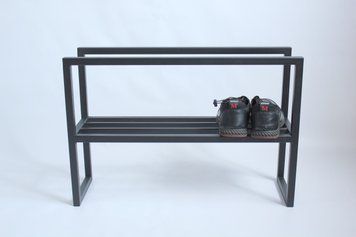 Полиця взуттєва "Loftrack" 40 см, 40х20х44 см, чорний (ML-55.1) ML-55 фото