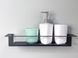Поличка у ванну "Bathroom mini" 20 cm, 20x10.5x7 см, чорний (ML-43.1) ML-43 фото 5