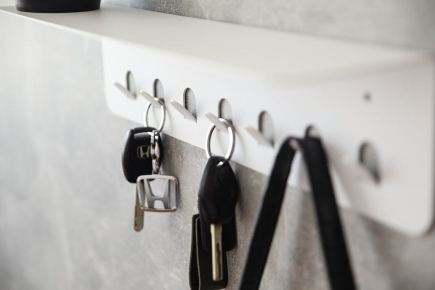 Ключниця "Keys" 20 см, 20х10х10 см + 3 гачки, чорний (ML-22.1) ML-22 фото