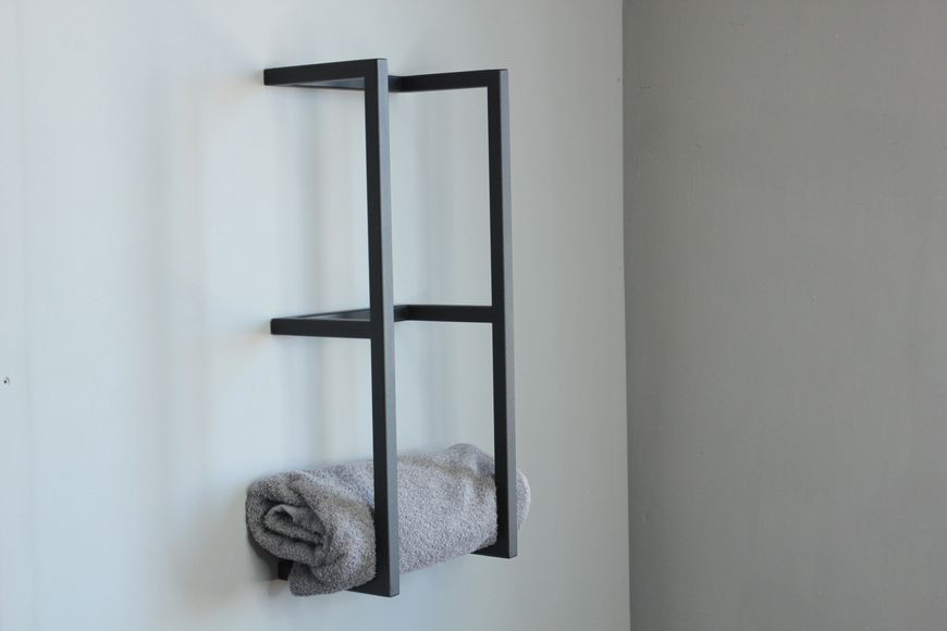 Поличка в ванну кімнату без деревини "Towel 3 tier" 50 cm, 50х25х17 см, жовтий (ML-9.4) ML-9.4 фото
