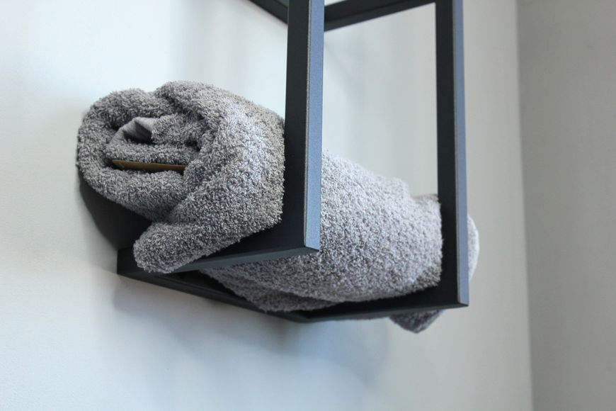 Поличка в ванну кімнату без деревини "Towel 3 tier" 50 cm, 50х25х17 см, жовтий (ML-9.4) ML-9.4 фото